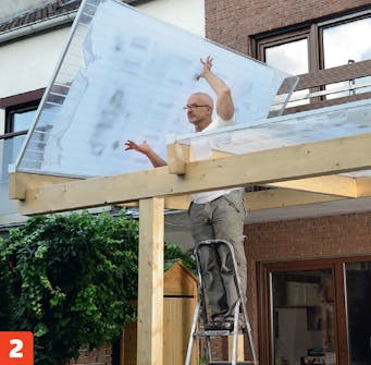 Overdækket terrasse byg selv Overdækket terrasse byg selv